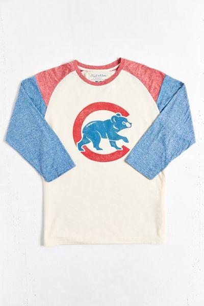 Urban Outfitters Chicago Cubs Triad Raglan Tee
