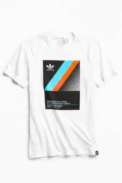 Urban Outfitters Adidas Skateboarding Vhs Block Tee