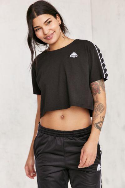 Kappa Spangle Taped Cropped Tee
