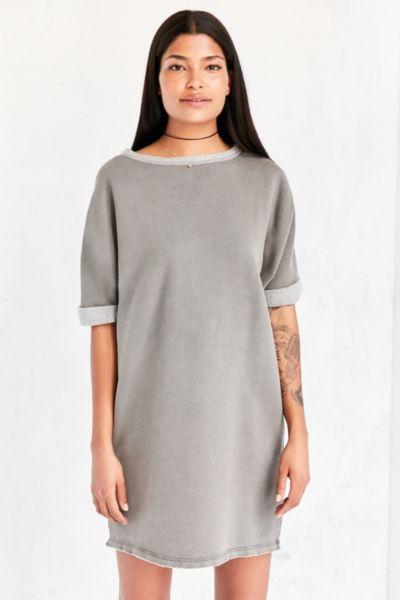 Silence + Noise Dax Dolman Sweatshirt Mini Dress