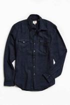 Urban Outfitters Levi's Barstow Wool Western Shirt,dark Blue,l