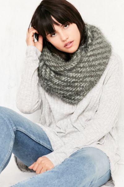 Urban Outfitters Plush Eyelash Eternity Scarf