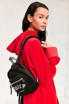 Urban Outfitters Juicy Couture For Uo Velvet Mini Backpack,black,one Size