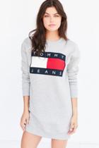 Urban Outfitters Tommy Jeans For Uo '90s Logo Sweatshirt Mini Dress