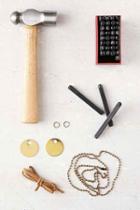 Urban Outfitters Makerskit Jewelry Stamping Diy Kit,brown,one Size