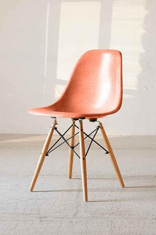 Urban Outfitters Modernica Side Shell Chair,orange,one Size