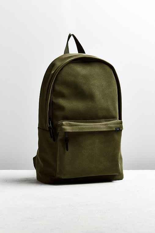 Urban Outfitters Uo Faux Suede Backpack,green,one Size