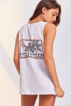 Urban Outfitters Future State Destination Tank Top,peach,s