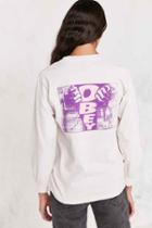 Urban Outfitters Obey Break Through Long-sleeve Tee,white,m