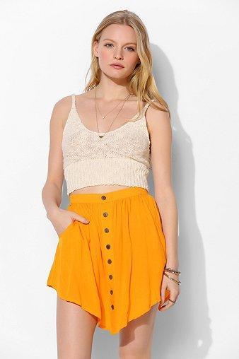 Tallow Pineapple Mini Skirt