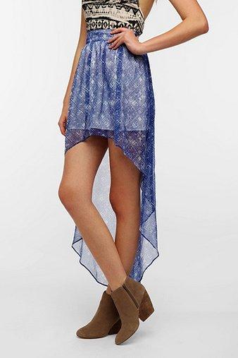 Ecote Sachi High/low Chiffon Skirt