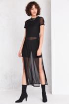 Urban Outfitters Silence + Noise Wishbone Mesh Maxi Tee