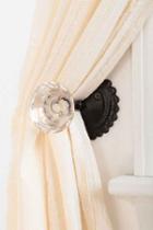 Urban Outfitters Door Knob Curtain Tie-back,black,one Size