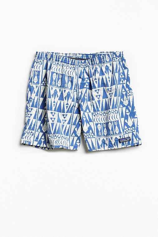 Urban Outfitters Patagonia 5 Printed Baggies Short,blue Multi,s