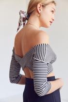 Urban Outfitters Kimchi Blue Don't Get It Twisted Cropped Top