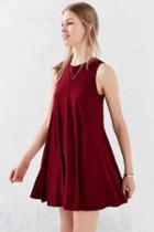 Urban Outfitters Silence + Noise Swingy Tank Dress,maroon,xs