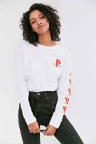 Urban Outfitters Playstation Long-sleeve Tee,white,l