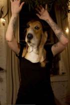 Urban Outfitters Basset Hound Mask,brown,one Size