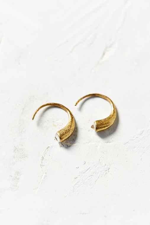 Urban Outfitters The Vertigo Coil Huggie Earring,gold,one Size