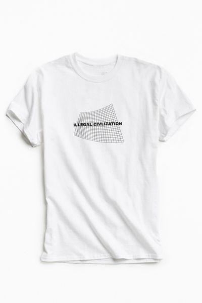 Urban Outfitters Illegal Civilization Grid Tee