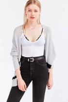 Urban Outfitters Bdg Ivy Open Cardigan,black & White,s