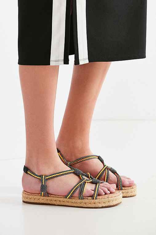 Urban Outfitters Circus By Sam Edelman Athena Sandal,black Multi,10