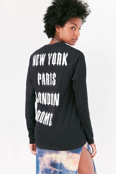 Urban Outfitters Major Cities Long-sleeve Tee