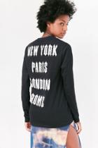 Urban Outfitters Major Cities Long-sleeve Tee