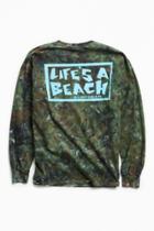 Life&apos;s A Beach Life's A Beach Logo Dyed Long Sleeve Tee