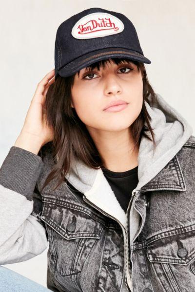 Urban Outfitters Vintage Von Dutch Denim Trucker Hat