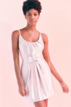 Kimchi Blue Taylor Shimmer Bow Waist Mini Dress