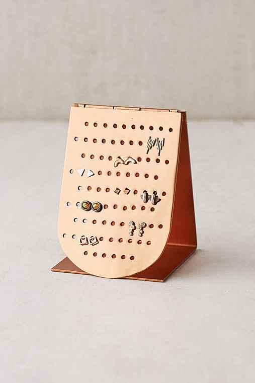 Urban Outfitters Aila Earring Organizer,copper,one Size