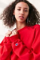 Urban Outfitters Champion Reverse Weave Crew-neck Sweatshirt,red,xl