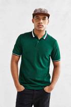 Urban Outfitters Fred Perry Twin Tip Polo Shirt,green,s