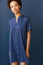 Urban Outfitters Silence + Noise Satin Mini Shirt Dress