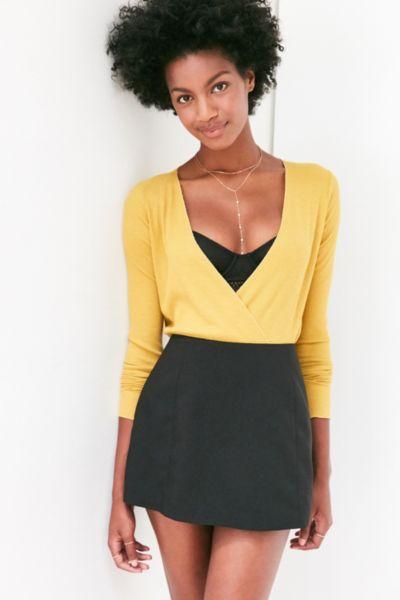 Urban Outfitters Project Social T Drew Surplice Thermal Tee