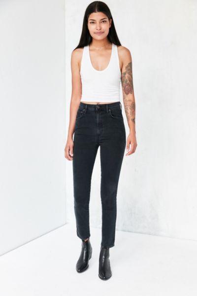 Agolde Roxanne High-rise Skinny Jean - Washed Black