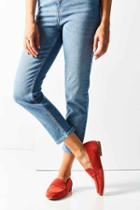 Urban Outfitters Anne Suede Loafer,red,7