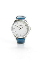 Urban Outfitters Breda Rand Silver Watch,navy,one Size