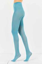 Urban Outfitters 50 Denier Basic Sheer Tight,blue,s/m
