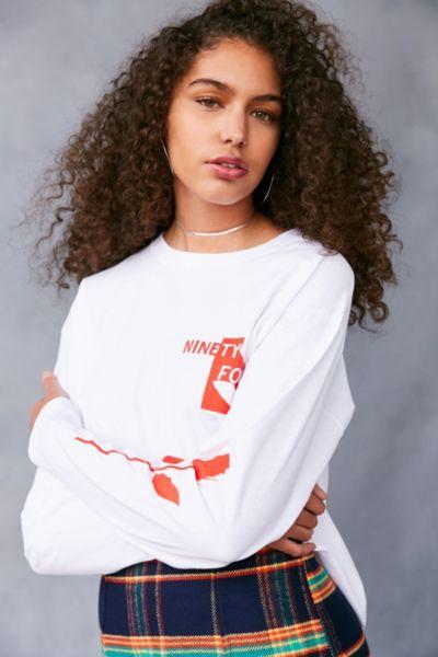 Urban Outfitters Ninetyfour Rose Logo Long-sleeve Tee