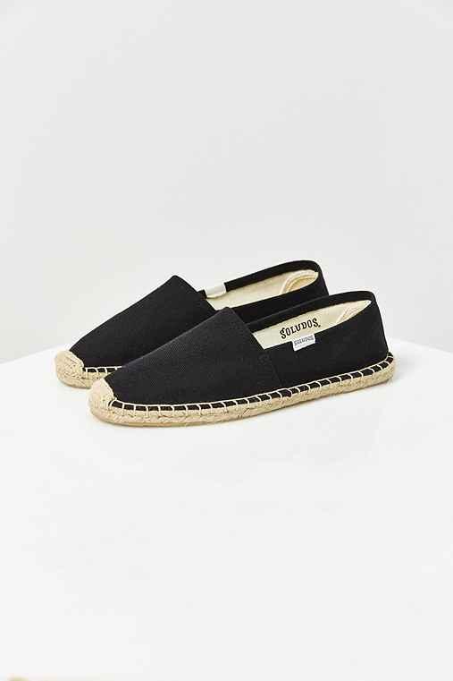 Urban Outfitters Soludos Dali Espadrille Slip-on Shoe,black,8