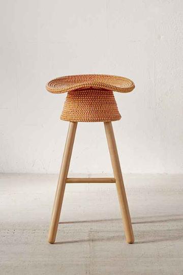 Urban Outfitters Umbra Shift Coiled Stool,orange,one Size