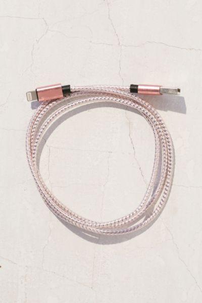 Urban Outfitters 3-ft Metallic Lightning Cord
