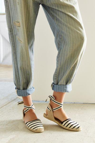 Soludos Classic Canvas Stripe Espadrille Sandal