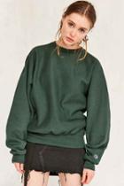 Urban Outfitters Champion Reverse Weave Crew-neck Sweatshirt,olive,xl