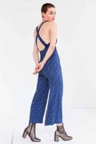 Urban Outfitters Rolla's Starry Night Polka Dot Culotte Jumpsuit,navy,l