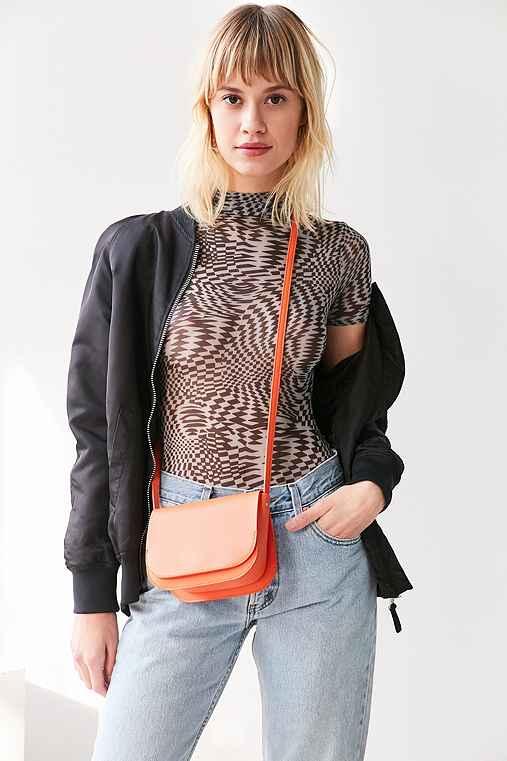 Urban Outfitters Sheryl Saddle Crossbody Bag,orange,one Size