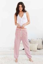 Urban Outfitters Out From Under Burnout Fleece Jogger Pant,pink,m
