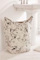 Urban Outfitters Batik Crackle Laundry Hamper,cream,one Size